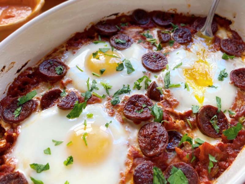 Whole30 Huevos a la Flamenca